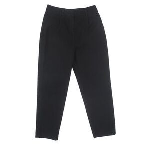 Vetta The Peg Pant Womens‎ 10 Black High Waist Pleated Crop Ankle Chino USA Made